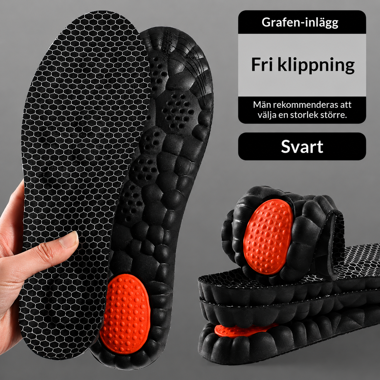 VitalStep Ergonomiska Skoinlägg för Komfort hela Dagen